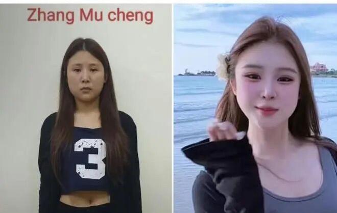 美颜太可怕，橙子姐姐美颜图搔首弄姿的视频和真人素颜图，你们相信是一个人吗？她就凭