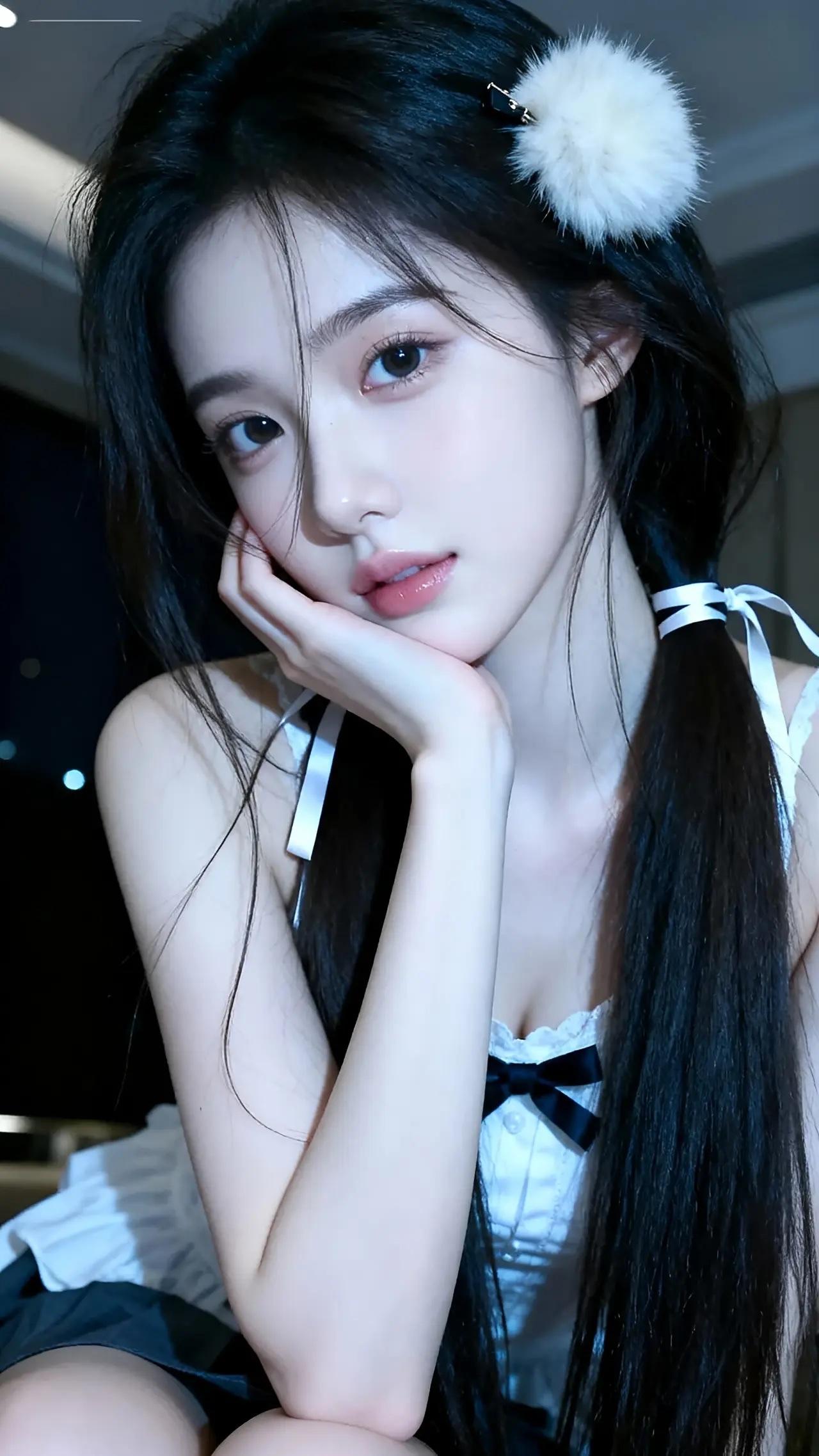 少女心爆棚的湖边自拍，清新自然，美不胜收！🌊💕自然美少女自拍甜系自拍写真