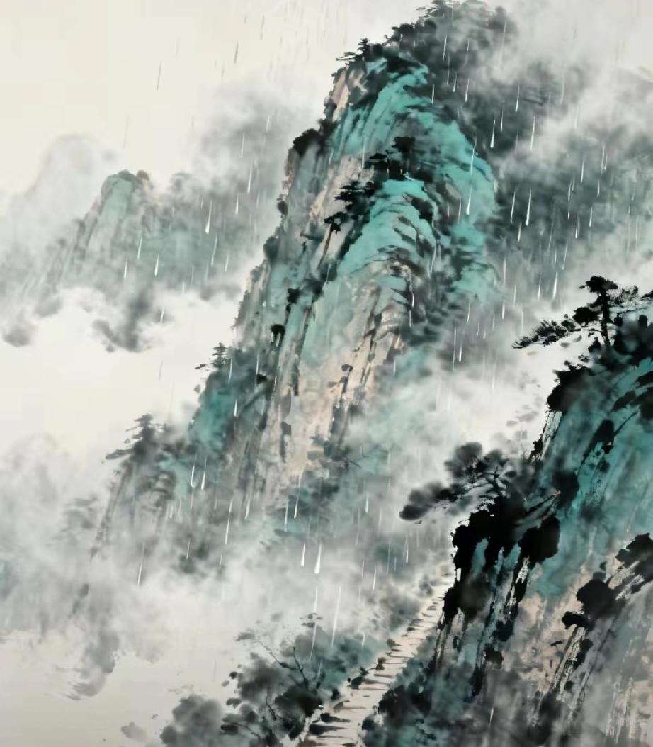 昨晚凌晨开始泰山下起了大暴雨，并且伴随大风降温，3万多夜爬游客被困在红门—中天