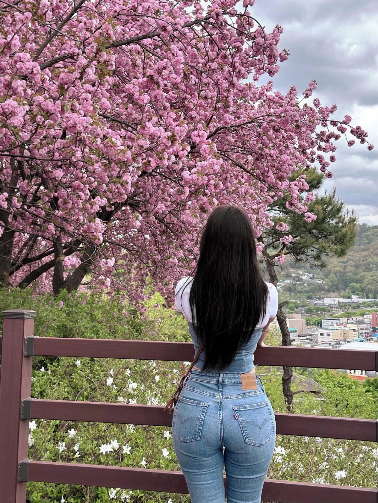 长得好看的花都在路边。