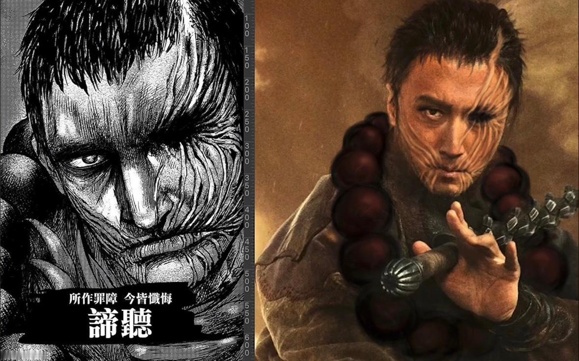 《镖人》里谢霆锋谛听的造型还是太保守了，这样贴近漫画更有感觉。