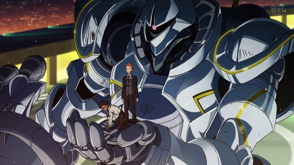 『机动战士GUNDAMGQuuuuuuX』第7话：基克罗嘉使用MS形态捕获了G