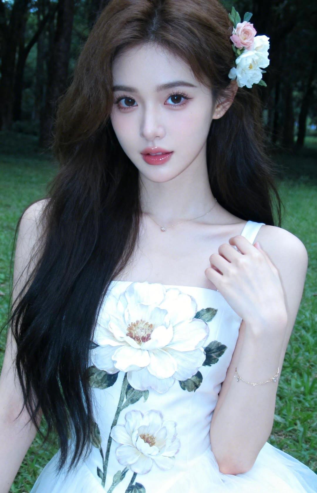花间美人，娇艳如花。