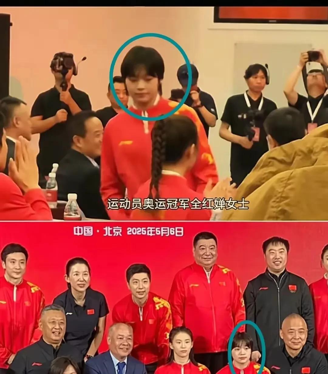 真是“人逢喜事精神爽”陈芋汐在今年的世界杯拿了三块金牌，并创造了多项世界纪录，
