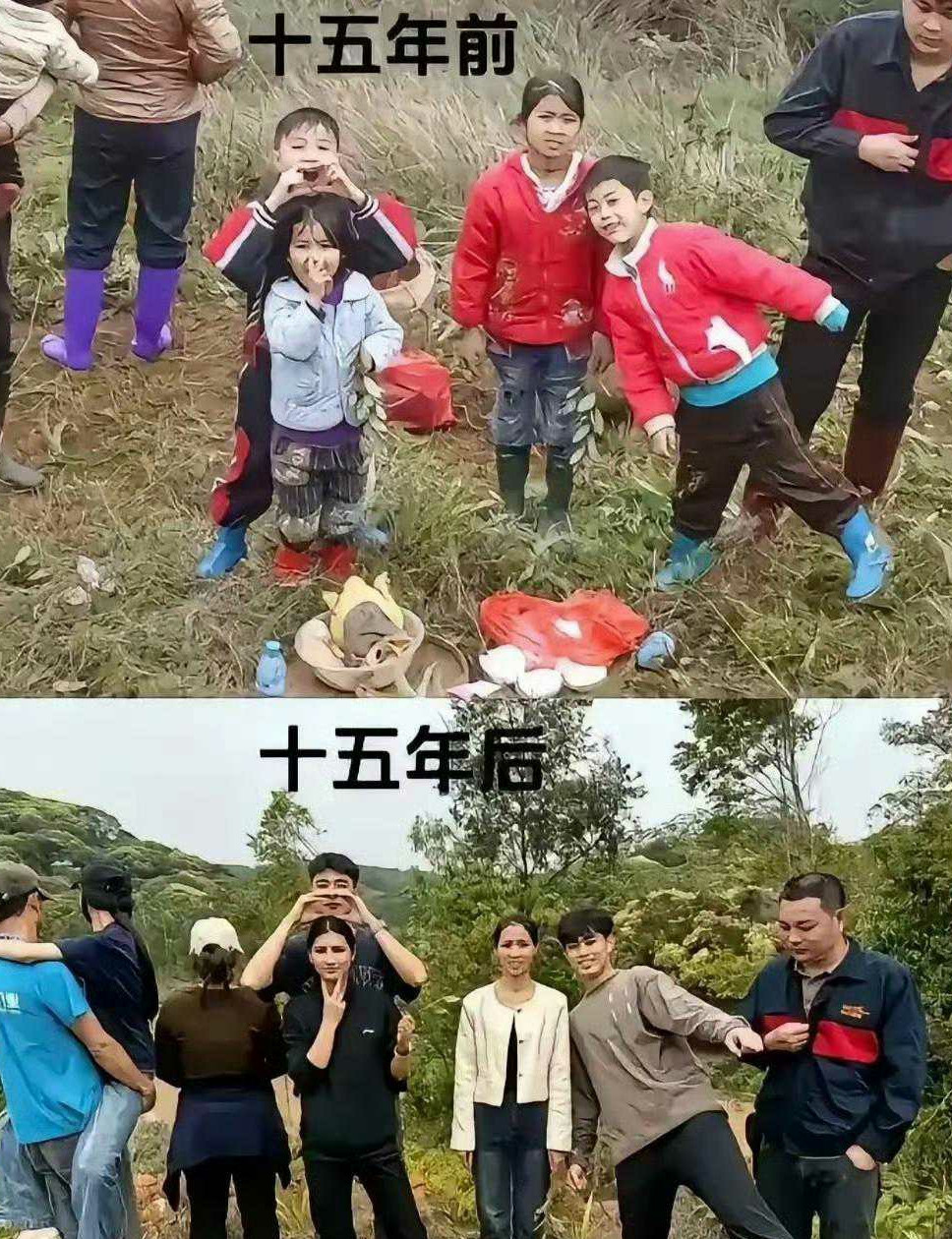 十五年的变化，基本都对上了。