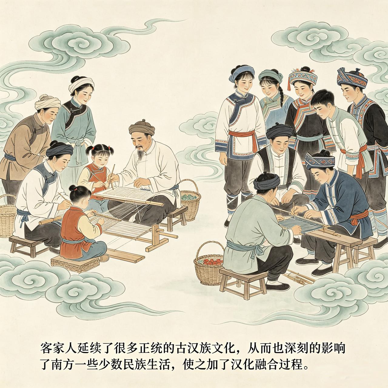 客家先民，原是中原衣冠贵胄，世代延续着中原正统古汉族文化传统。历代中原战乱，使得