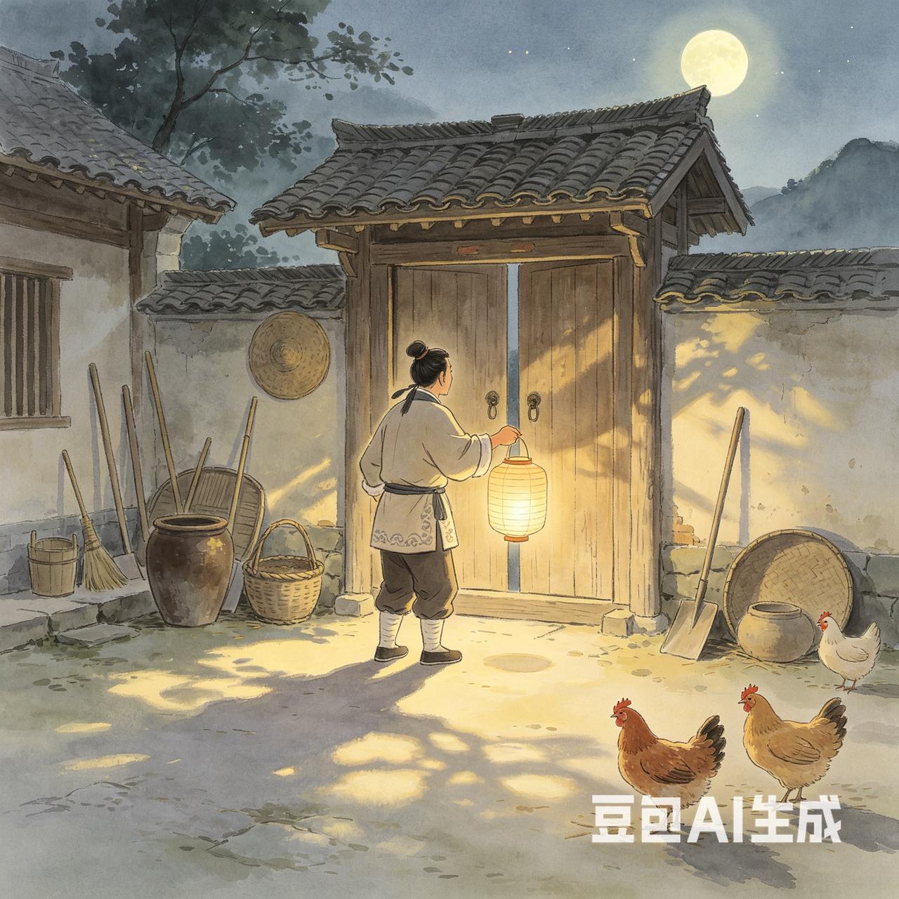 明末，商人史通途经徐州，投宿在一户农家。睡到半夜，他被说话声惊醒——声音来自