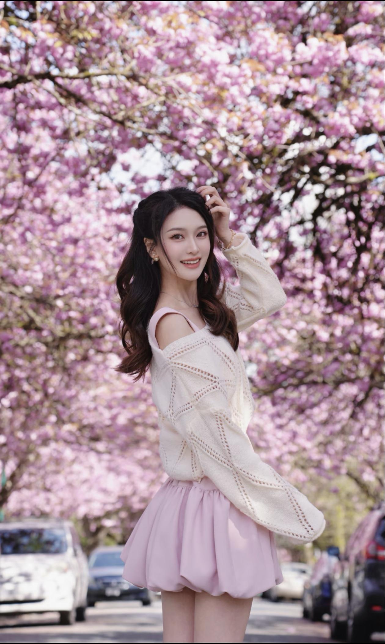 花开花落，人面桃花笑