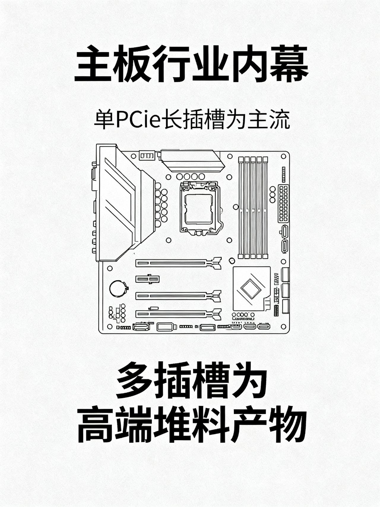 现在显卡不能双卡交火了，为什么板厂还热衷于做两个全长插槽的主板？装电脑选主板的