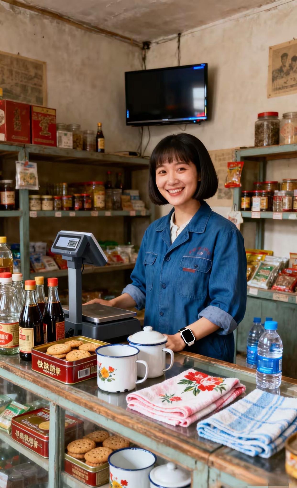 70年代的供销社，这里面有3处与当时不符，朋友们能找出来吗？