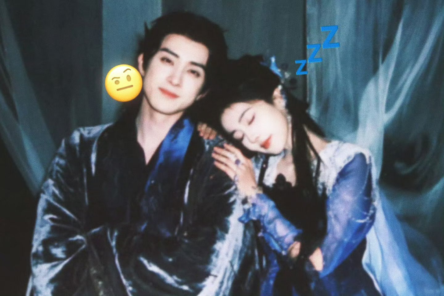 白月梵星开播一周年居然都一周年了！！好快呀！白鹿敖瑞鹏要一直幸福！