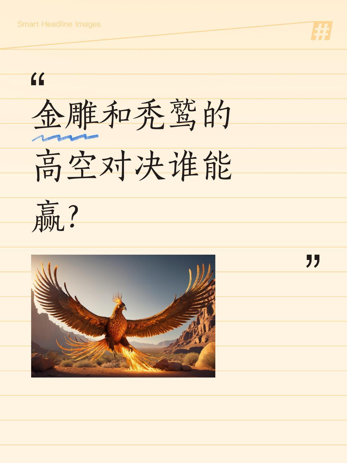 金雕和秃鹫的高空对决谁能赢？荒原猛禽间的生死博弈太震撼！金雕先以俯冲利爪直扑，