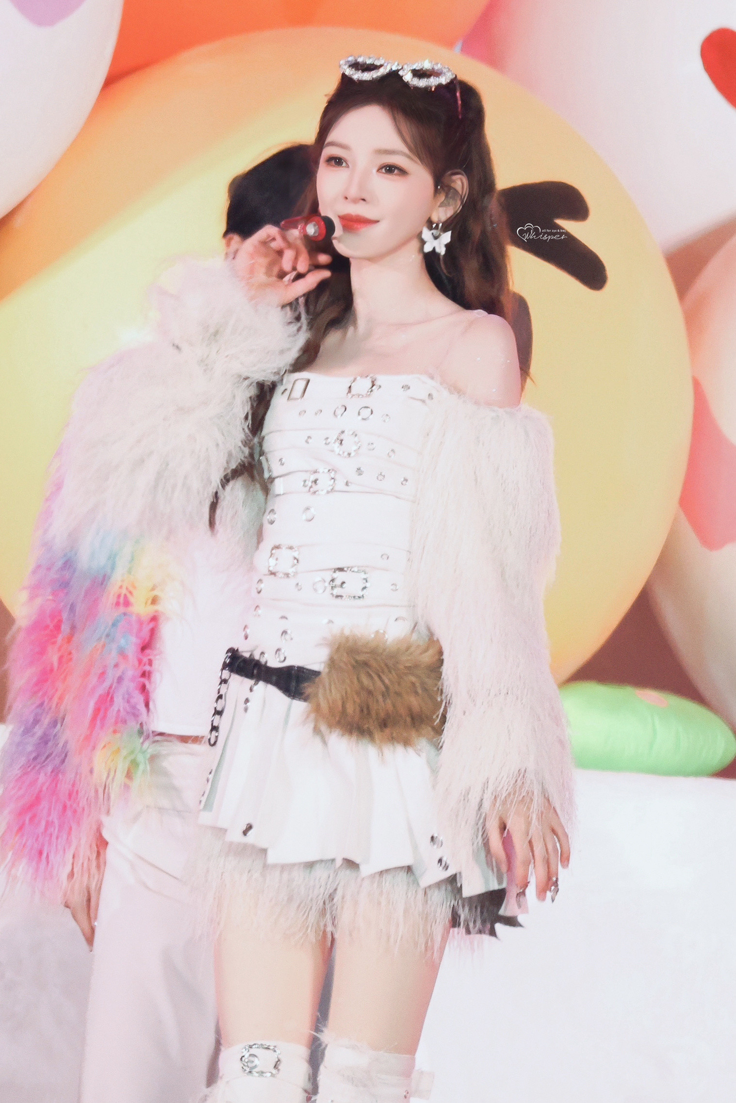 元宵晚会好看张予曦湖南卫视元宵喜乐会饭拍，好美的阿瓜