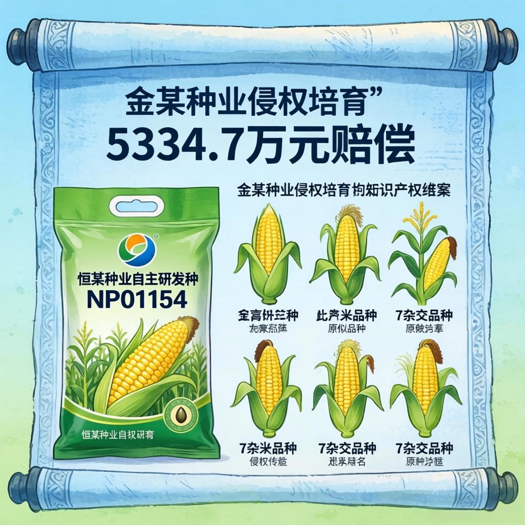 一粒玉米种子的“天价罚单”：5334万背后的种业保卫战你敢信？一粒小小的玉米