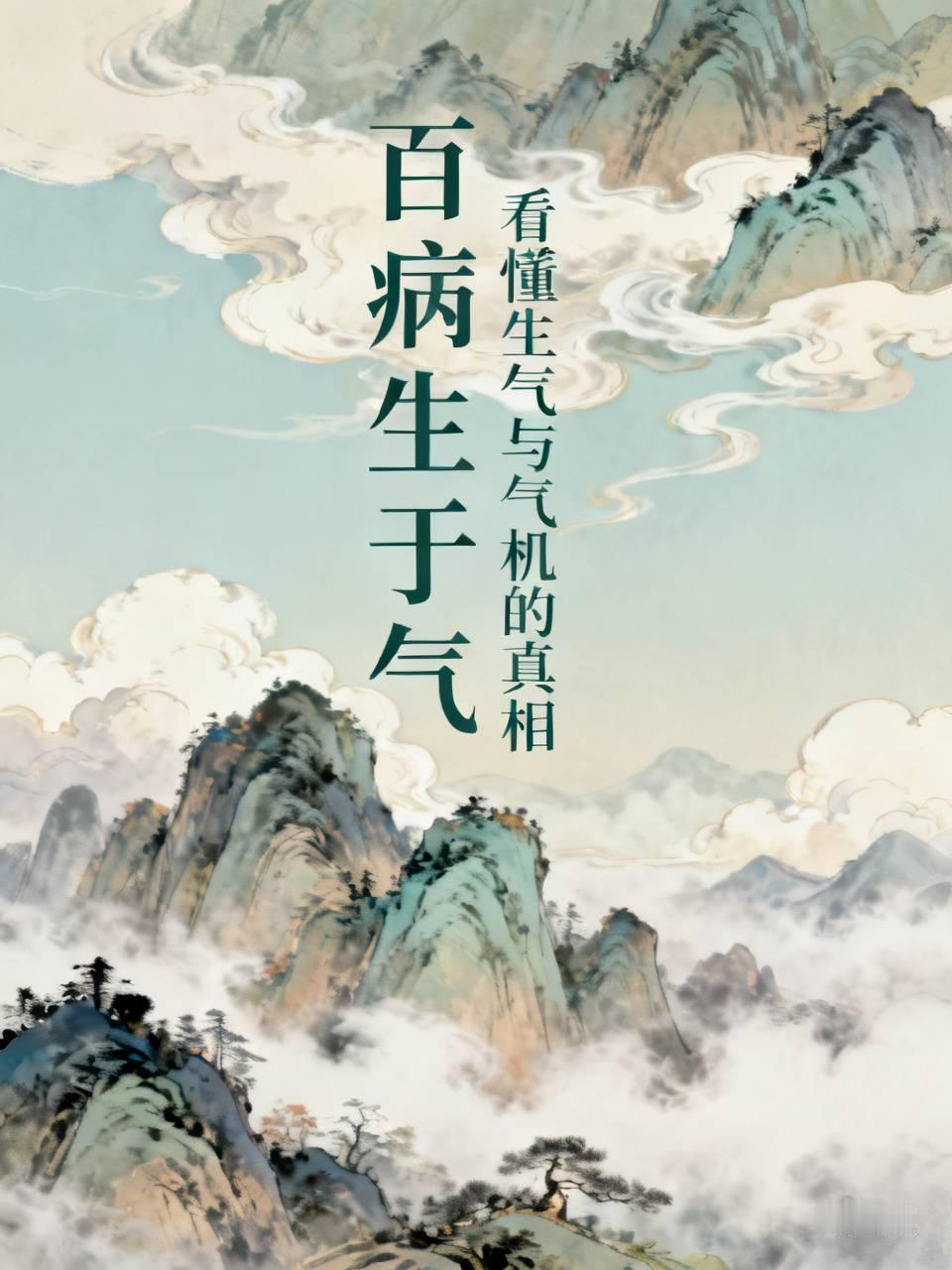 百病生于气，看懂生气与气机的真相《黄帝内经》有言：“百病生于气”。很多人简
