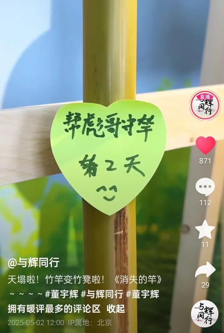 宇辉的”彪竿”不见了？大家看完整啊，最后镜头交代了，还在。[比心][比心][比心