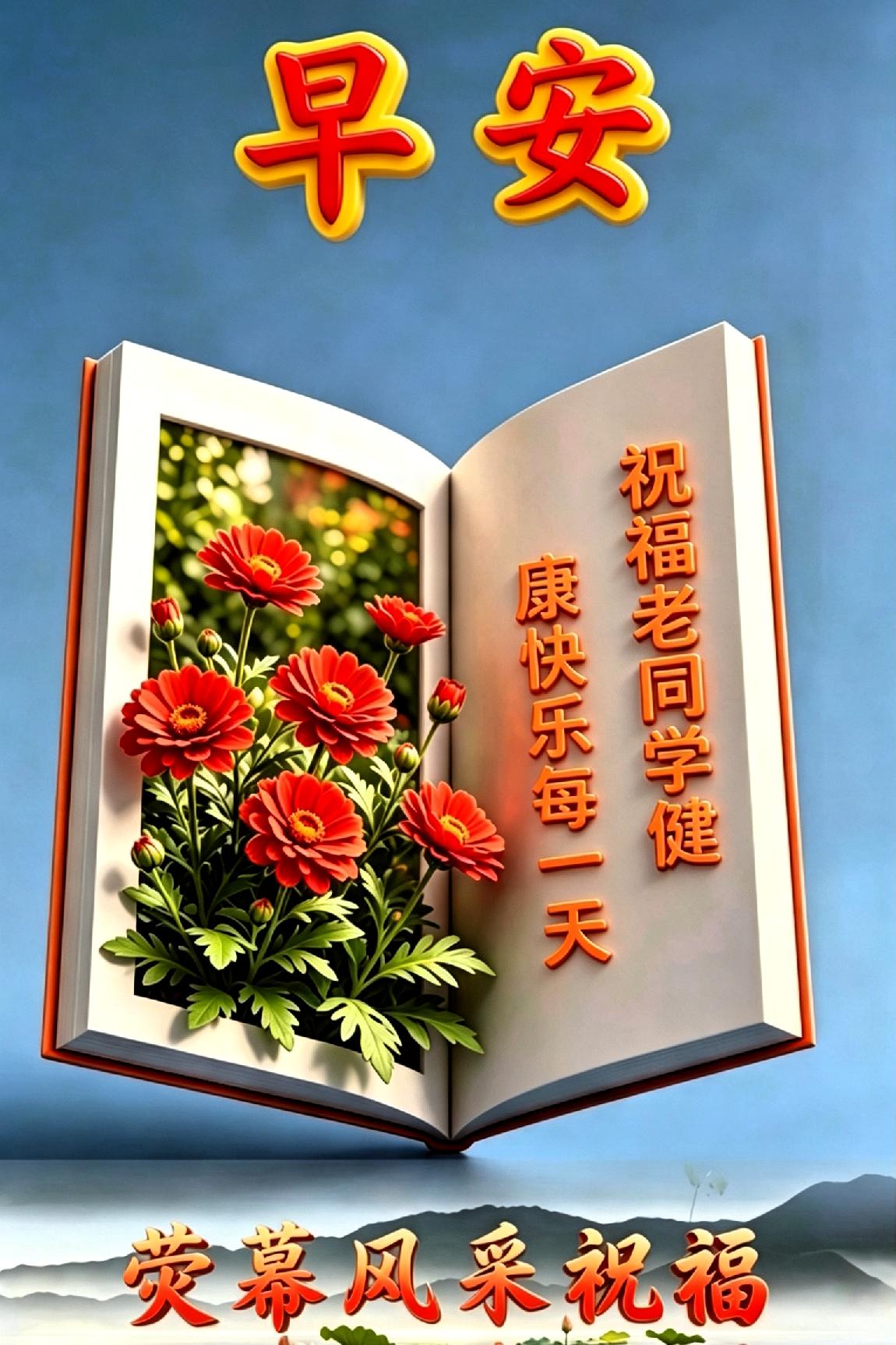 早安｜大气七言雅韵晨起纳福·静心赏诗晨光启序，万象新开。特