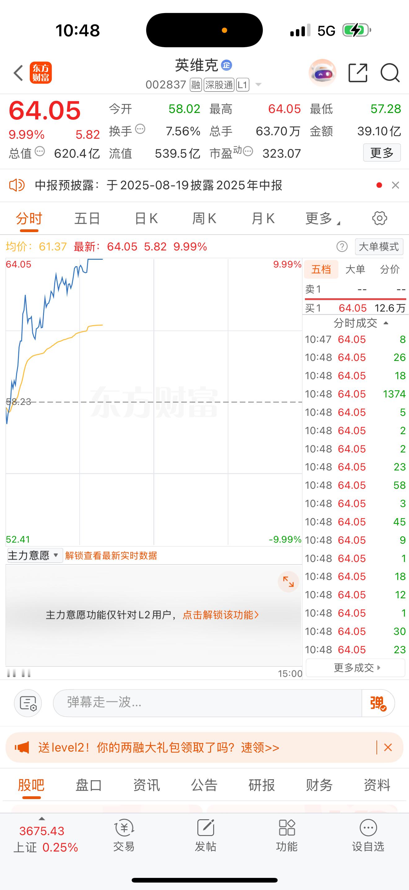 🎉开心快乐！英维克涨停！🎉兄弟们，今天是个好日子！涨停的那一刻，老韭就知