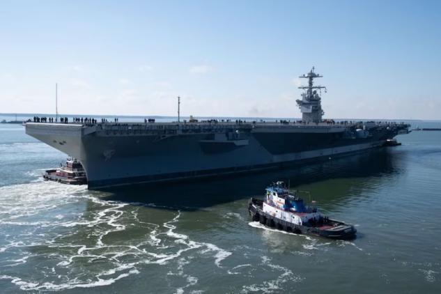 外媒：再这样下去，美国甚至没有足够航母给中国当靶子2月6日，《亚洲时报》刊登