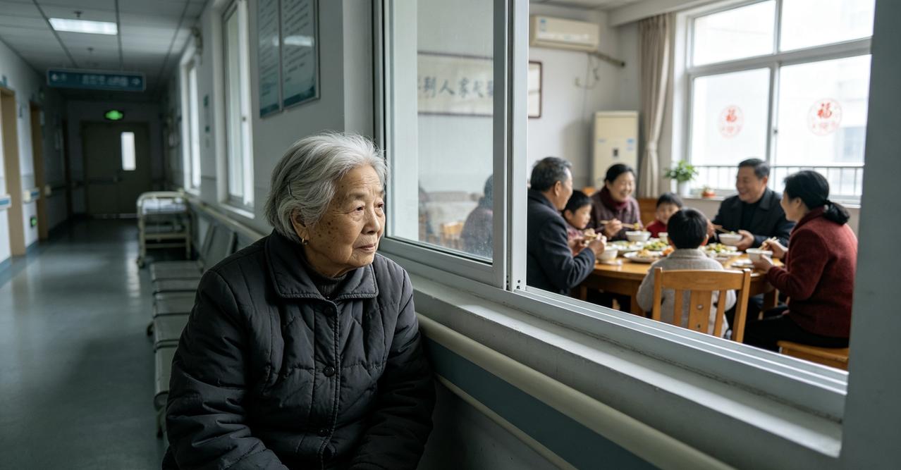 73岁老太太被儿子遗忘在养老院15年，没人去看过她，第17年儿子想起来去接她时，