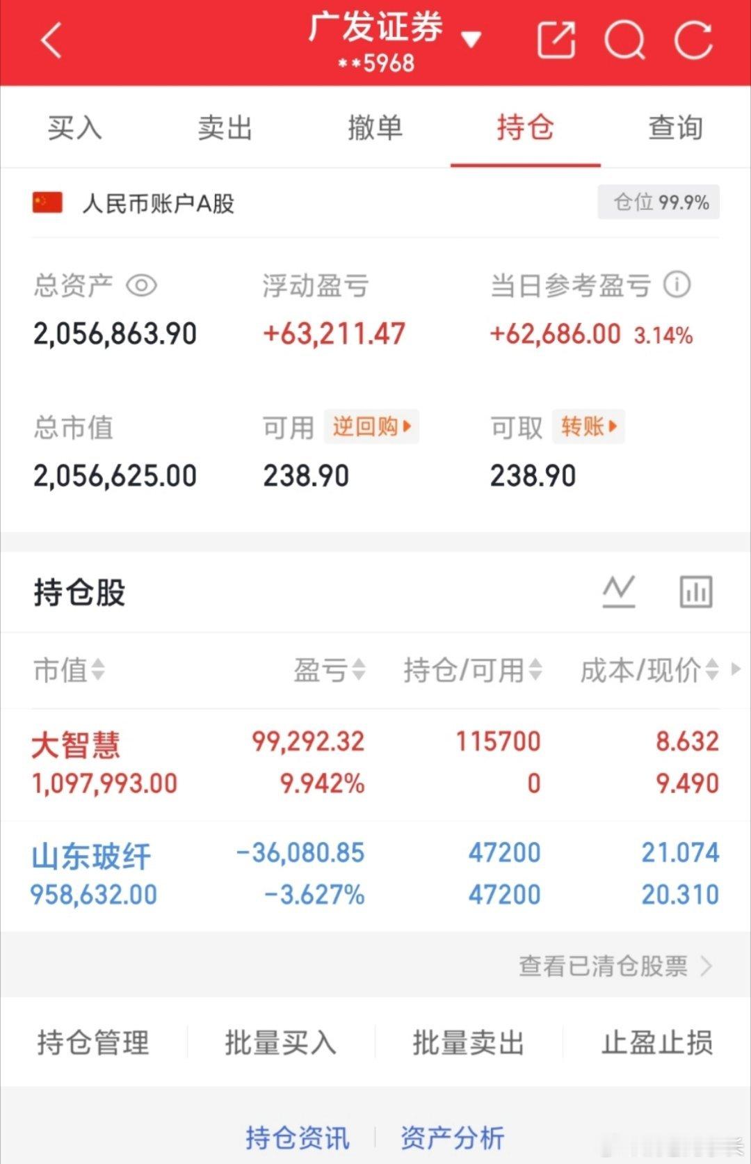 50W本金，目标一年翻10倍，一年做500w（第48天）今日买入：601519