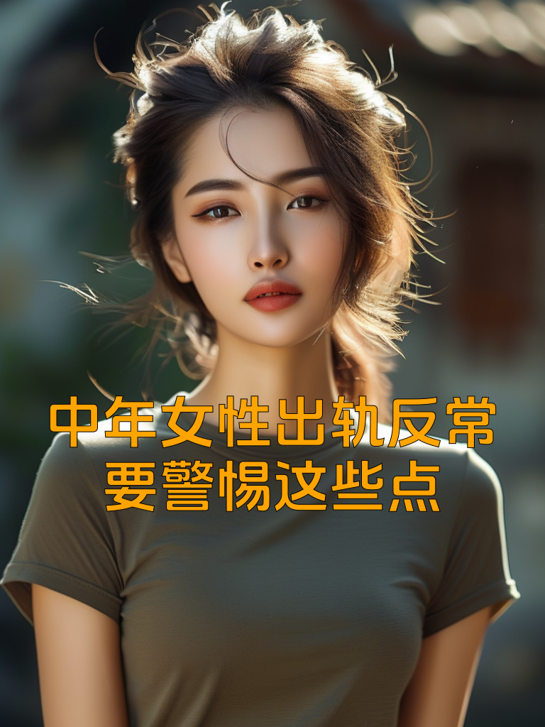 中年女性出轨反常，要警惕这些点