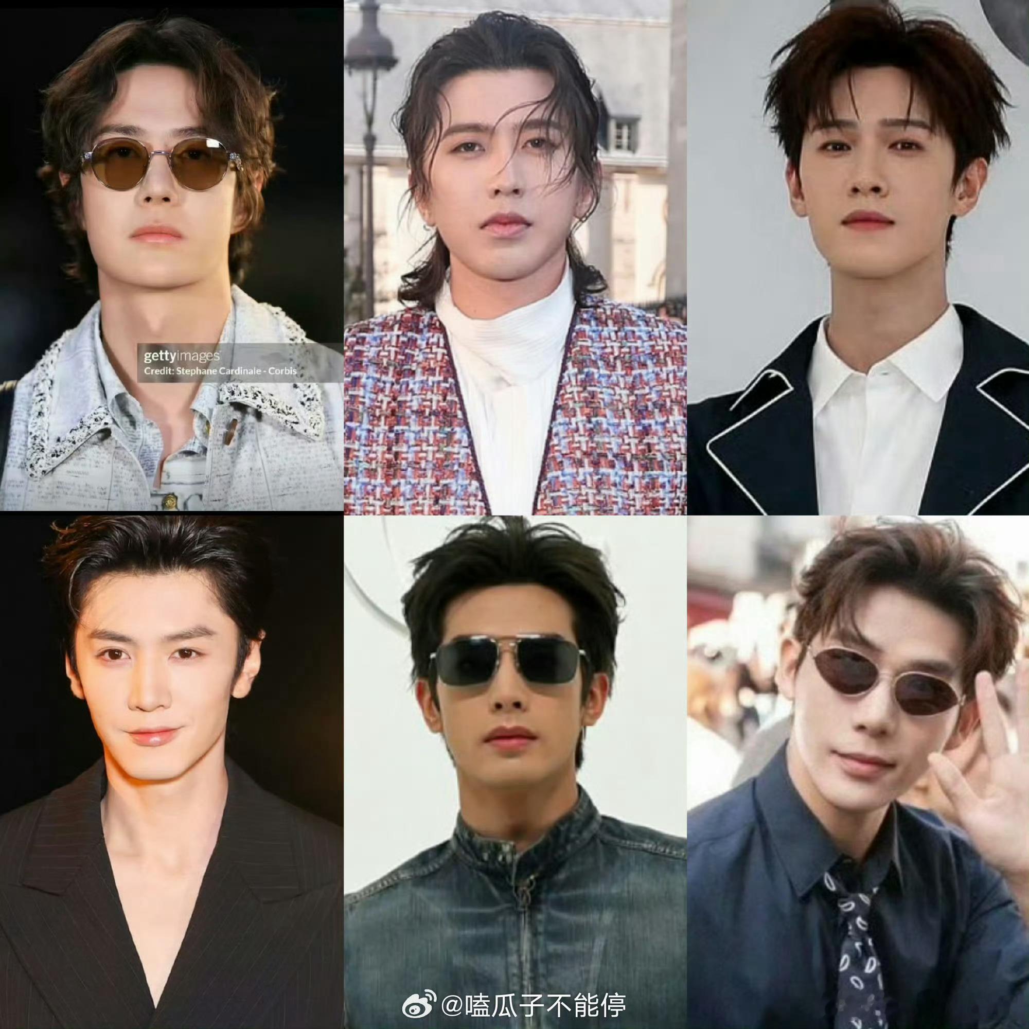 95生时装周G社生图：王一博蔡徐坤李昀锐陈哲远宋威龙王安宇​​​