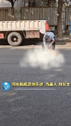 勿以善小而不为！福州一老太在路上碰见一条小狗尸体，为了让小狗入土为安，老奶奶将小