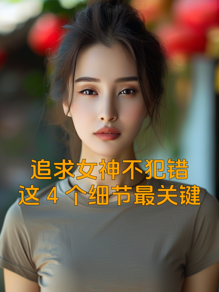 追求女神不犯错，这4个细节最关键