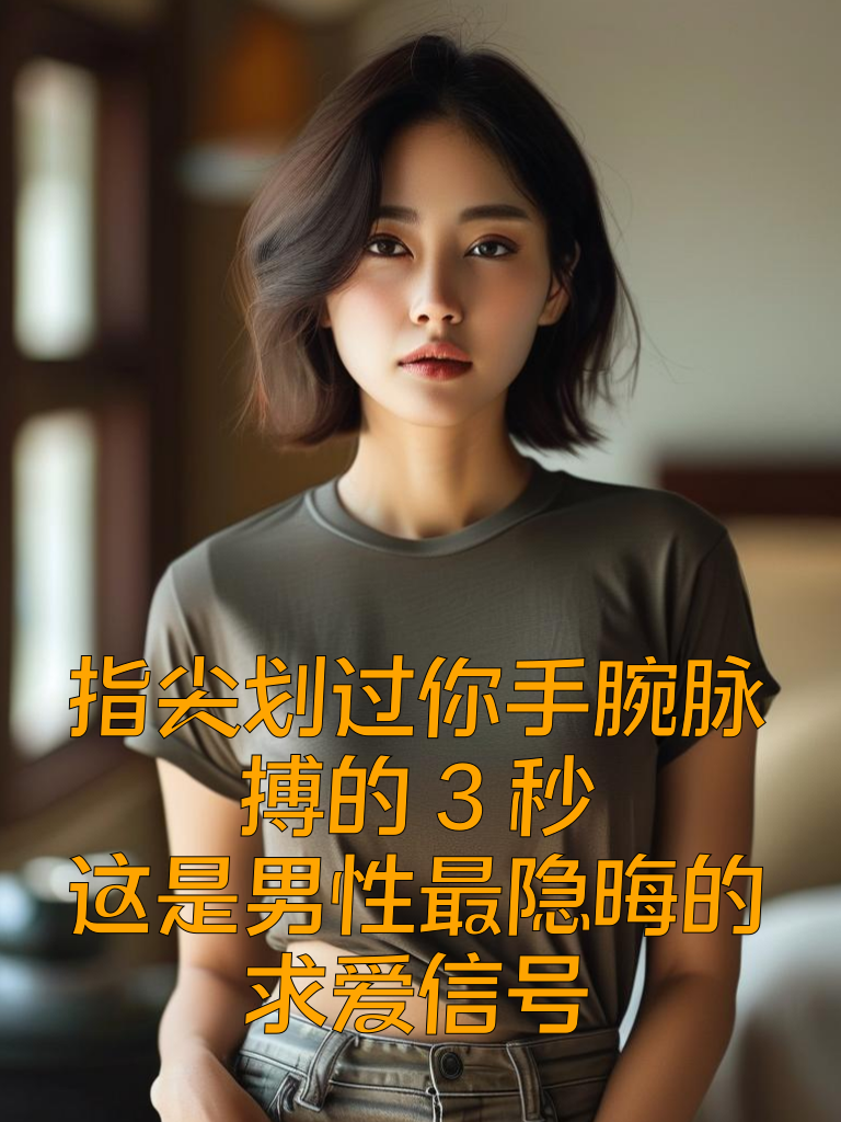 指尖划过你手腕脉搏的3秒：这是男性最隐晦的求爱信号