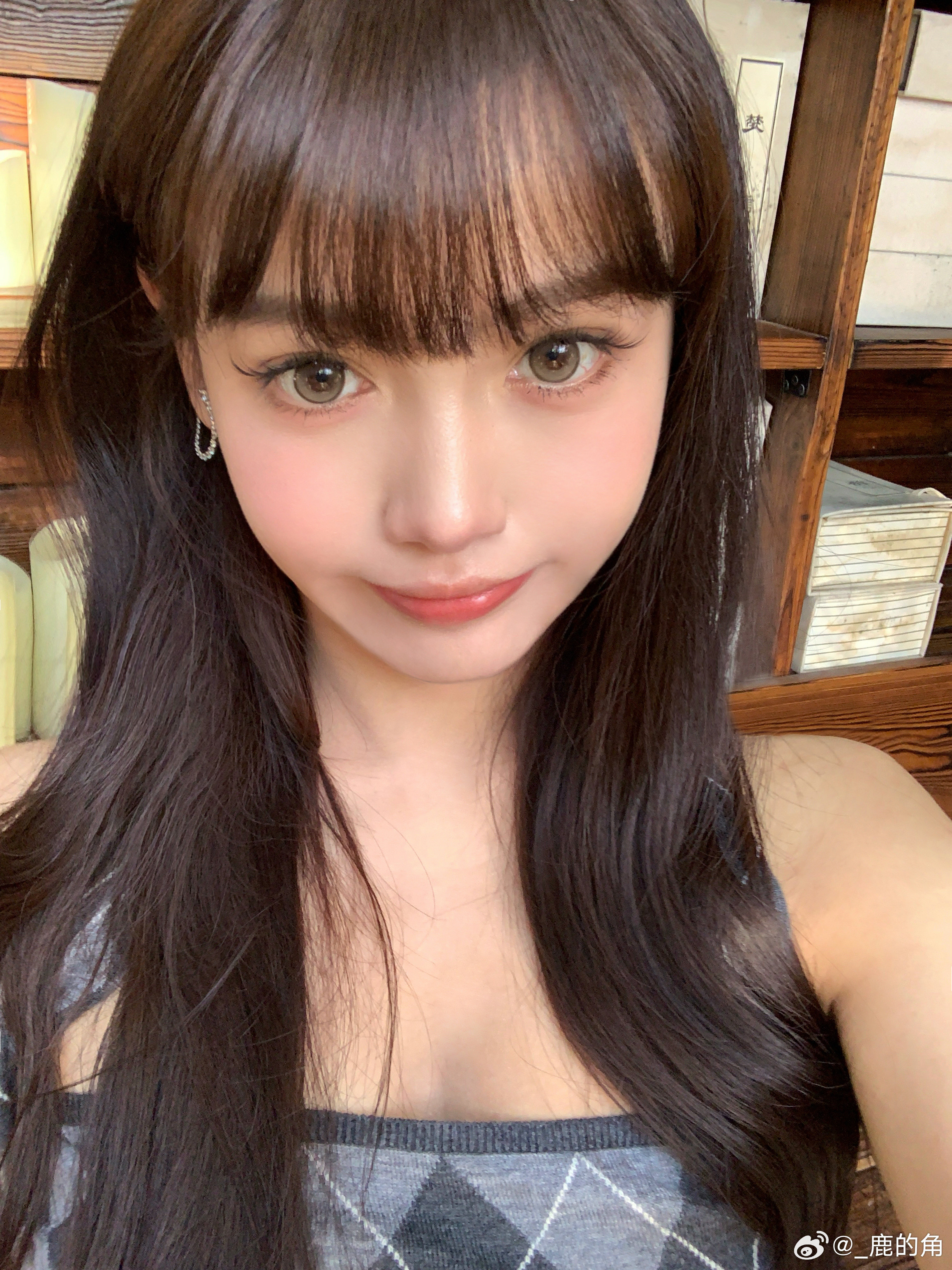 灰皮漂亮鹿​​​