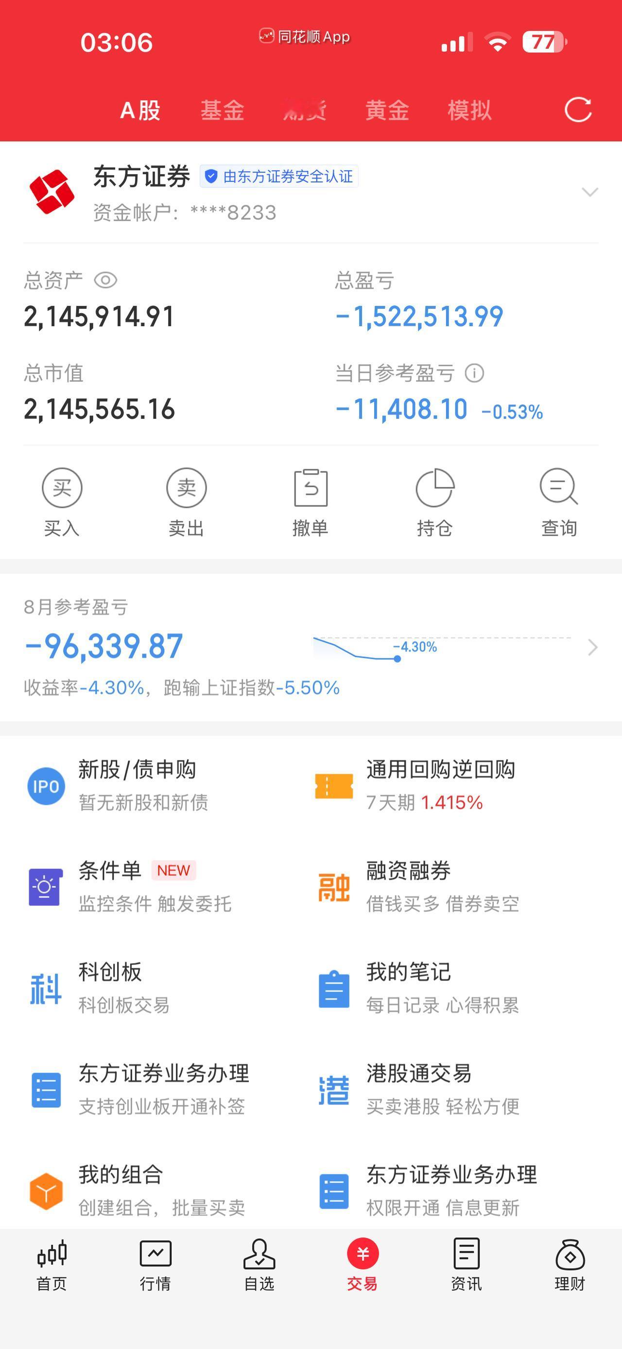 进入八月以来，老登股开启下跌趋势，科技股强势反弹，网红博主年年妈又开始抱怨了，仅