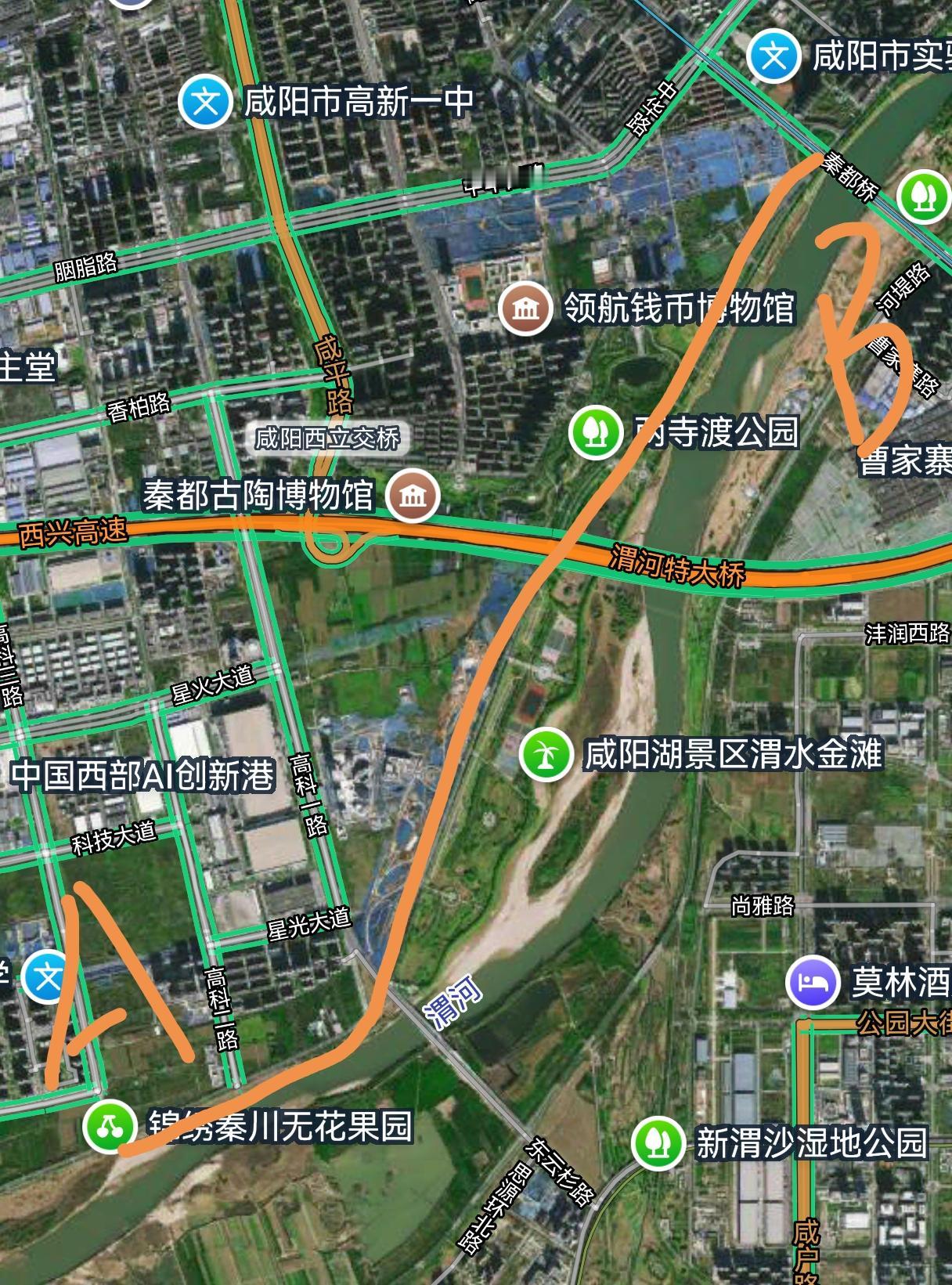 咸阳市河堤路拓宽改造工程完成施工招标，马上开始施工。这次河堤路改造东起彩虹二路，