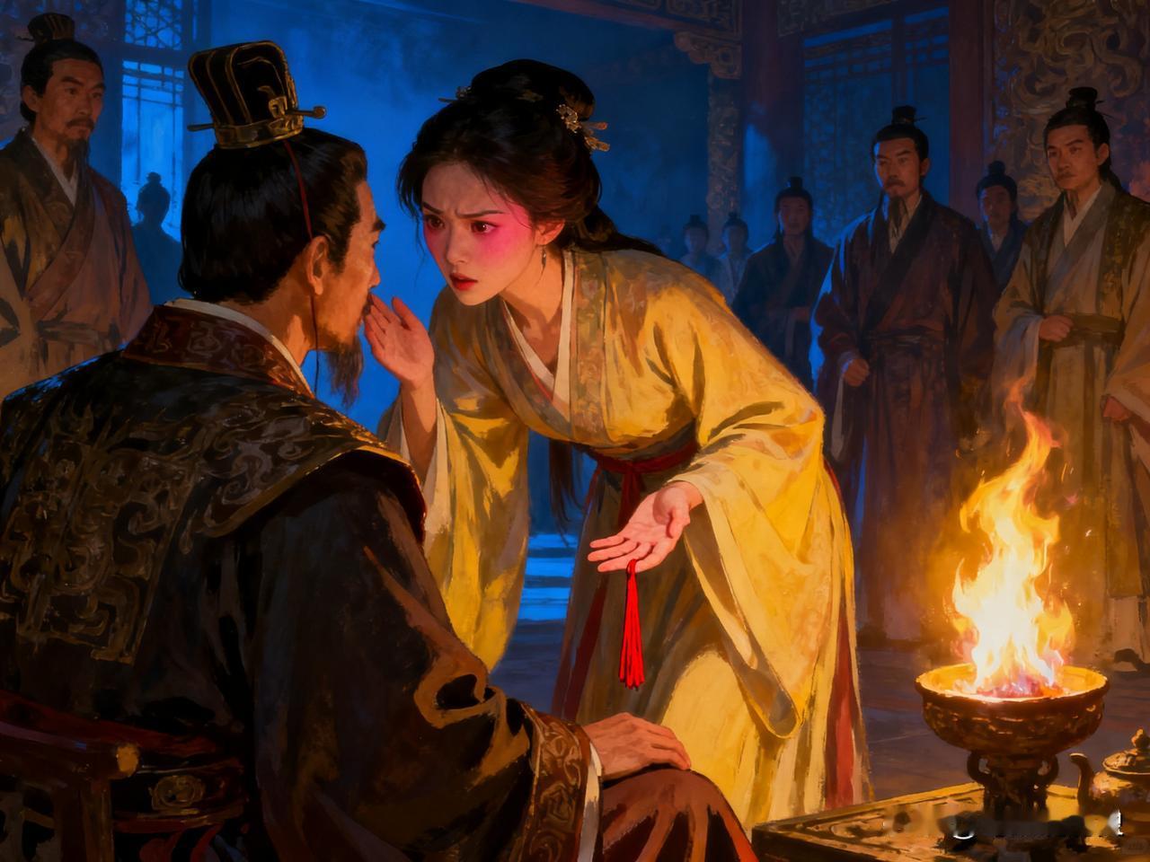 公元前605年，楚国庆功宴上，一阵大风吹过，灯火骤灭，一只陌生的手在黑暗里放肆地