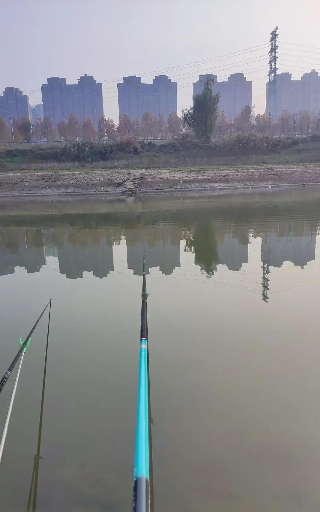 看了一篇讲冬钓的，很有意思，说的哪是钓鱼，分明是修身。河边走一圈，十个空军