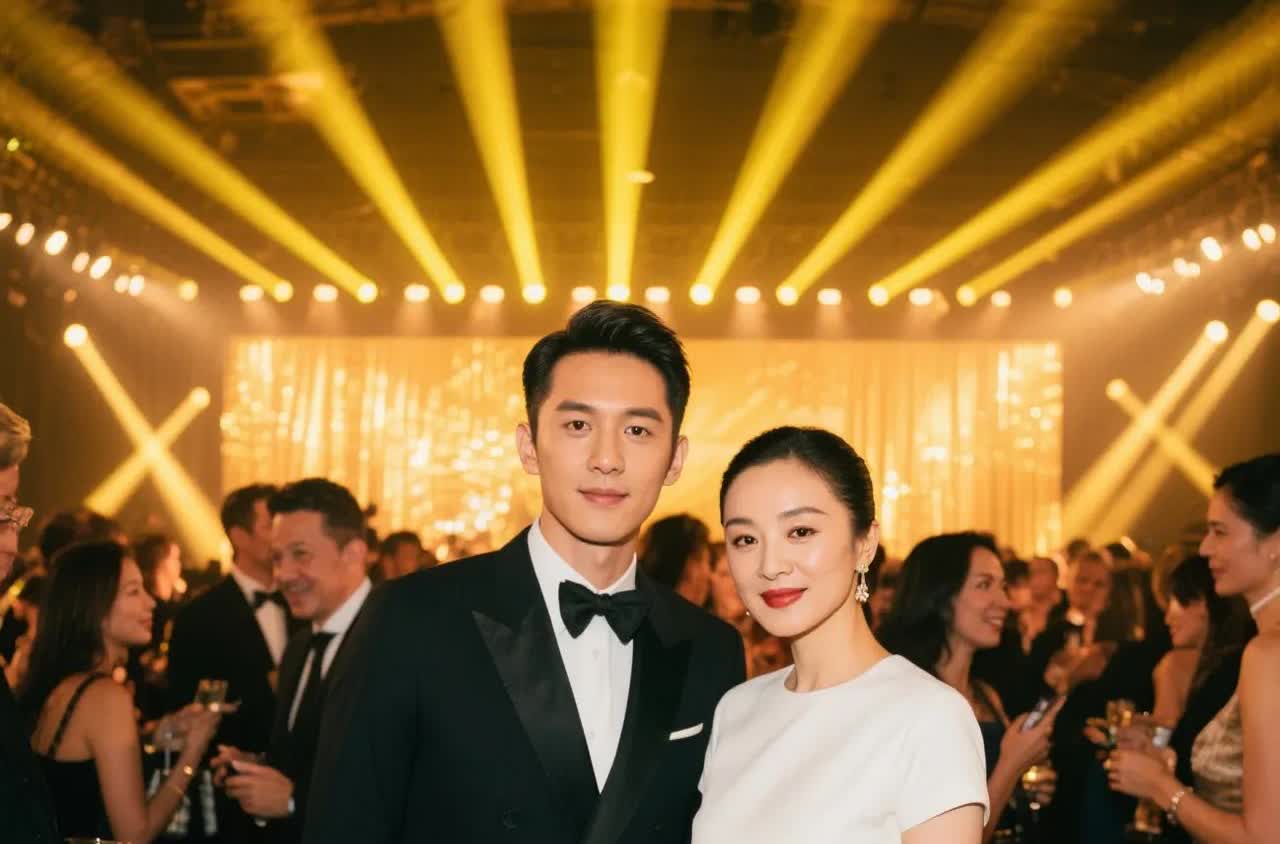 章子怡得把后槽牙咬碎吧！当年和霍启山爱得轰轰烈烈，港媒拍的拥吻照全城轰动，结果没