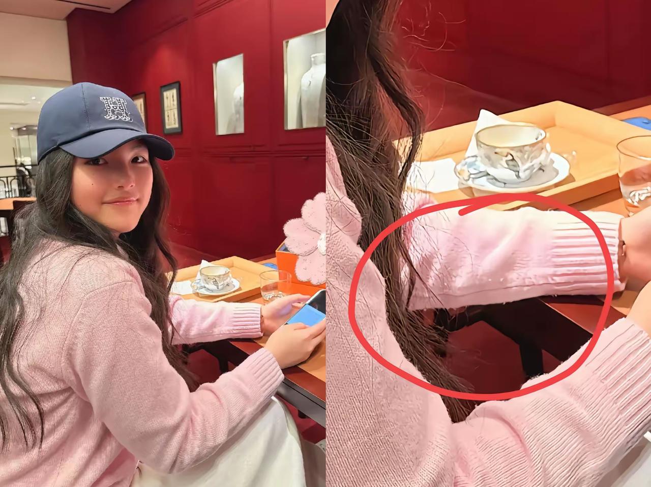 真的好奇怪啊，你们刷到王诗龄精心打扮去喝下午茶的时候，有没有发现一件奇怪的事