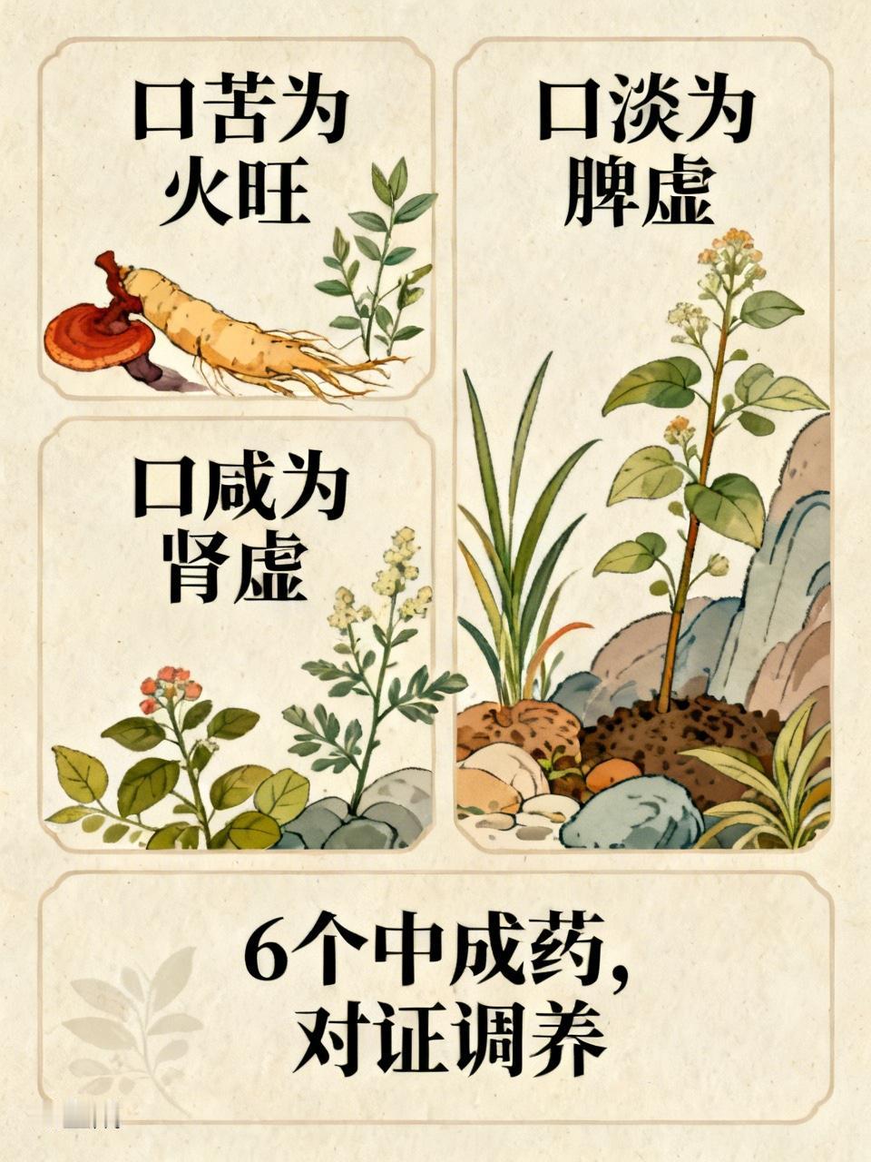 口苦为火旺，口淡为脾虚，口咸为肾虚，6个中成药，对证调养嘴里总有怪味，刷牙漱