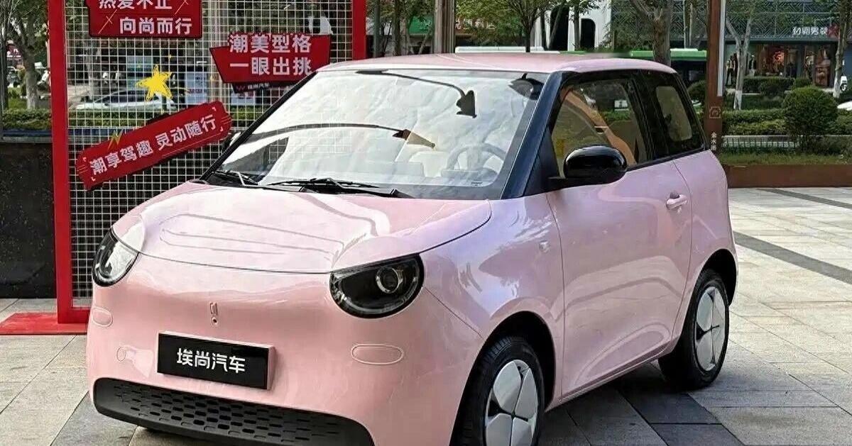 五菱系新宠埃尚A100C，代步车卷王来了预算5万内想买新能源？埃尚汽车首款车型A