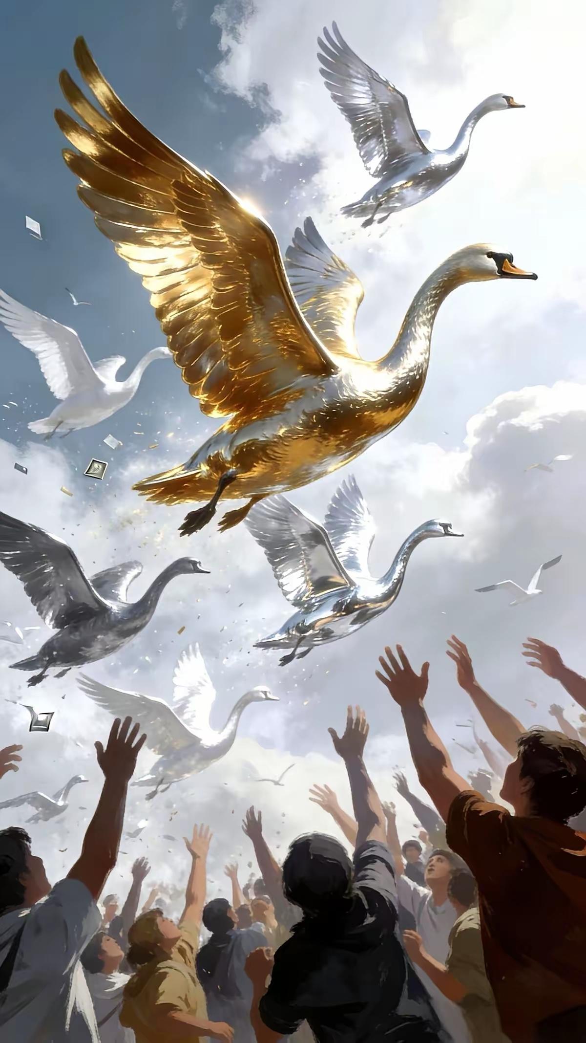 我跟你说个好笑的事。美国人发现自己缺白银了，急了，然后怎么办？拉着韩国人，跑到