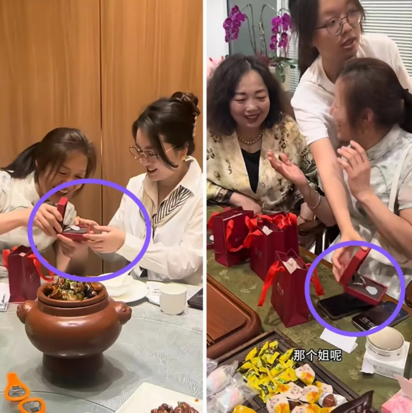谢浩南妈妈大手笔，买了4个玉佩，送给姐妹！万万没想到，姐妹想拒绝收这个礼物