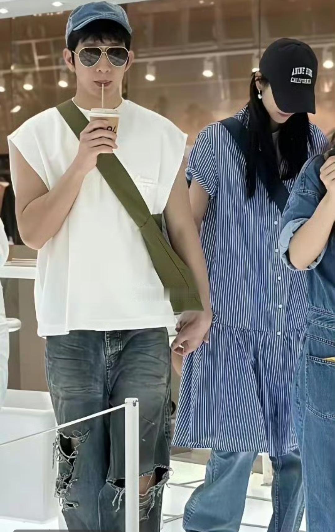 井柏然你是不是把旁边的孙千当成大表姐了，为啥牵手那么自然呢！还有这剧都拍完了再