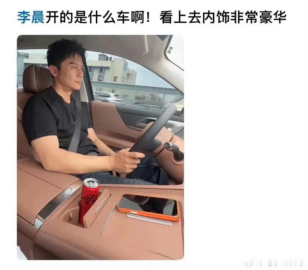 李晨开的什么车啊，看上去内饰非常豪华