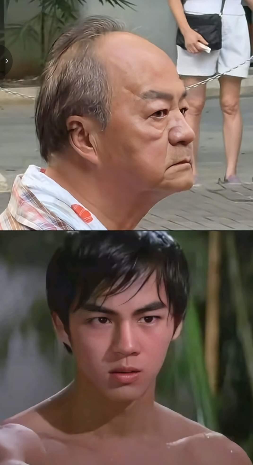 人家石修，姜大卫，尔冬升老了，也没变化像狄龙这么大吧？狄龙是三四十岁的时候，颜