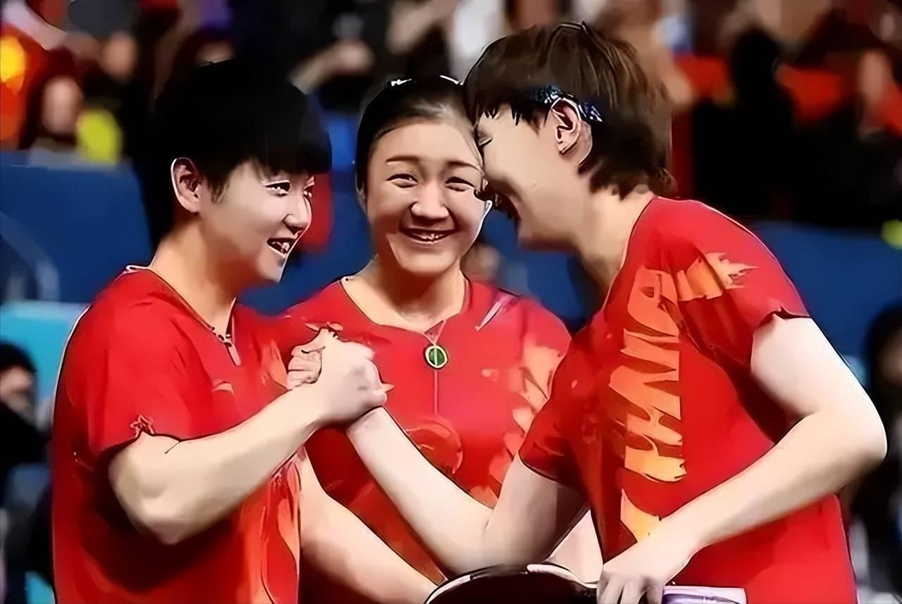 王曼昱---全满贯进度75%孙颖莎---全满贯进度65%陈梦完---全满贯进