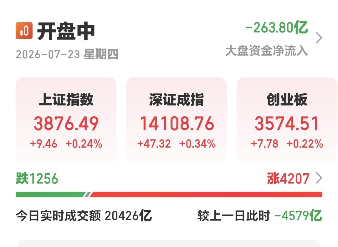 基金：AI应用板块两个可能的进场点三大指数全部翻红，上证指数上涨了0.24%，