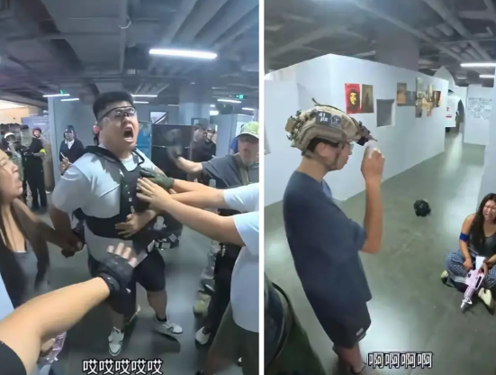 这种女“巨婴”出现不是没有原因的？。苏州女子玩真人CS被对手击中不但不认输，还冲