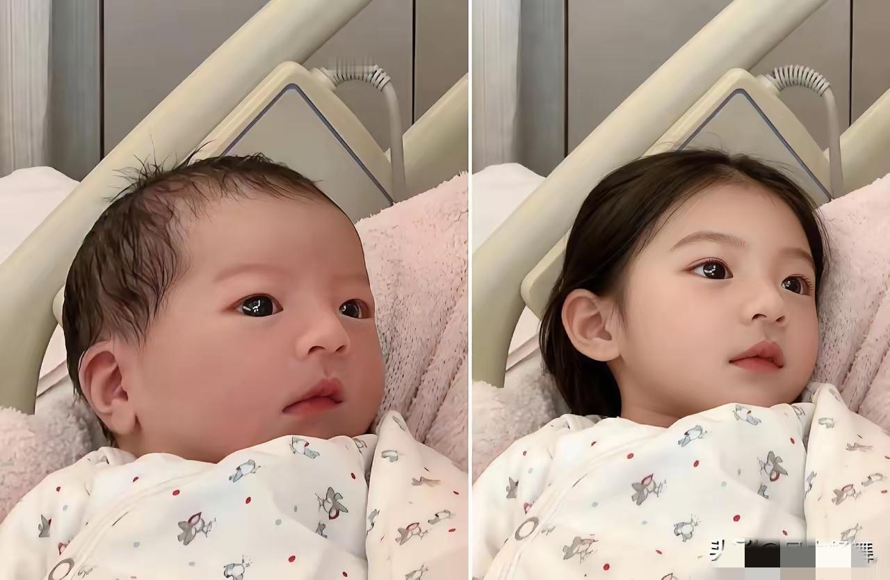 郭富城官宣三胎那天,我偷偷用AI画了小公主长大后的样子,结果直接看愣了!这