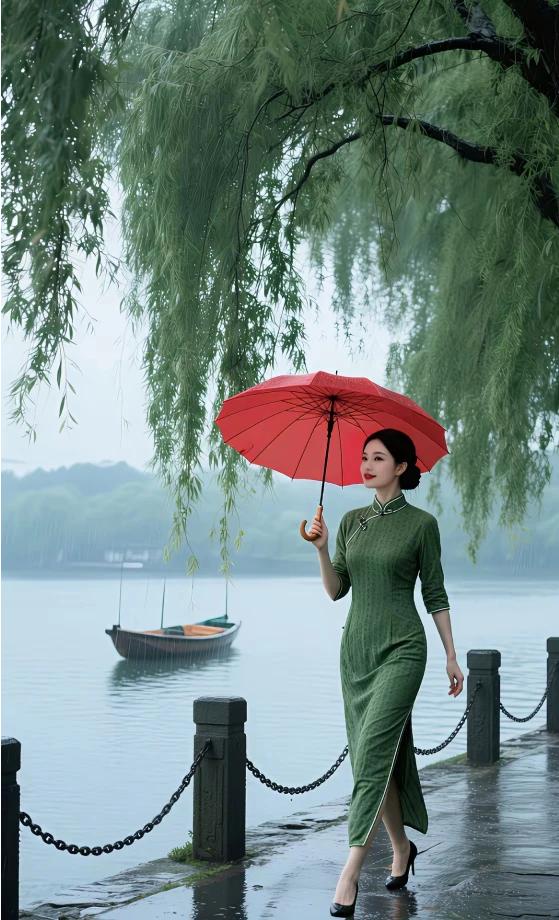 东方美学，百年旗袍。文化底蕴，经久不衰。江南水乡，流动风景。温婉如初，优