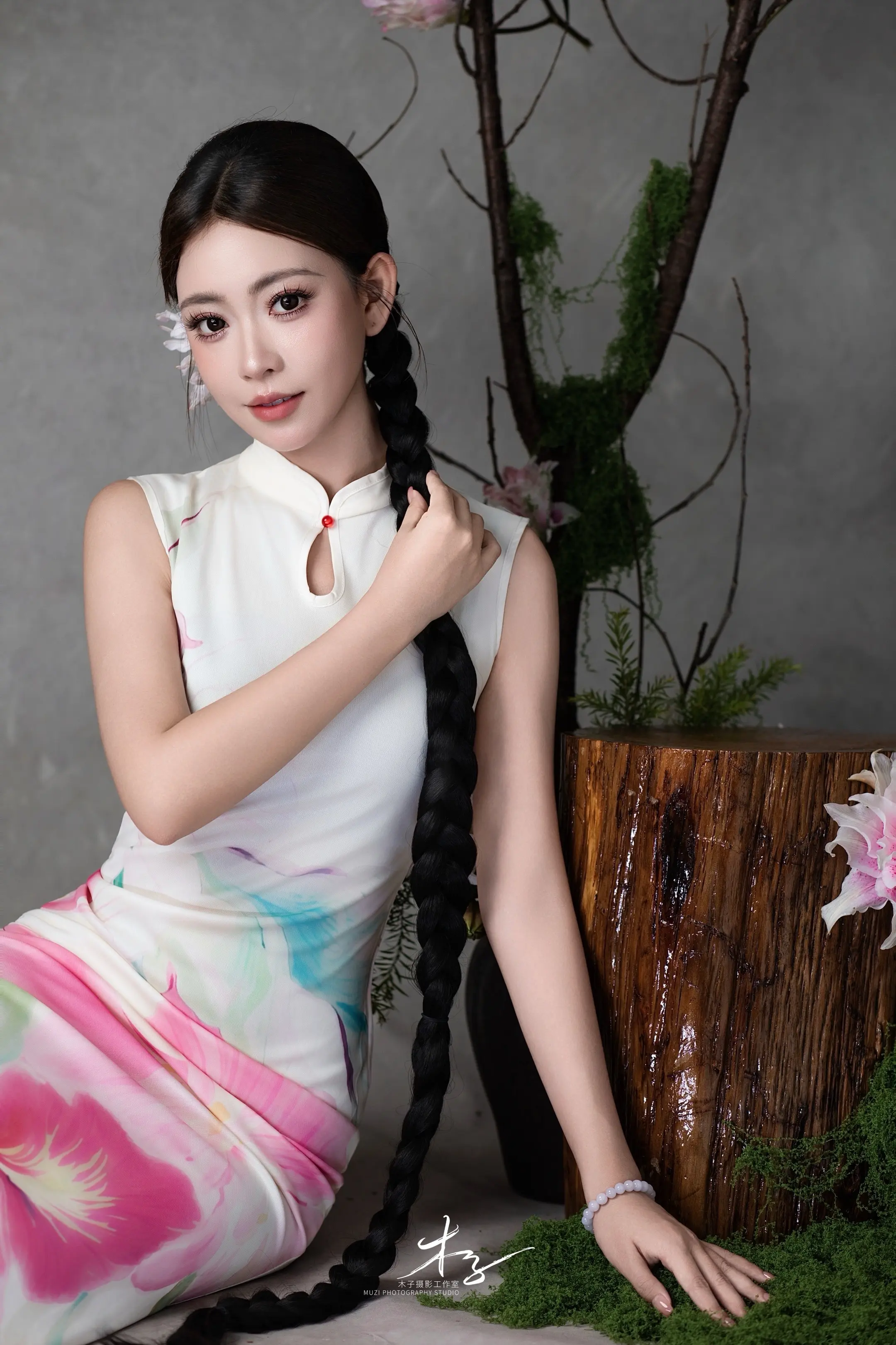 木子摄影✖️柚见美学解锁新中式旗袍写真～📷   妆造